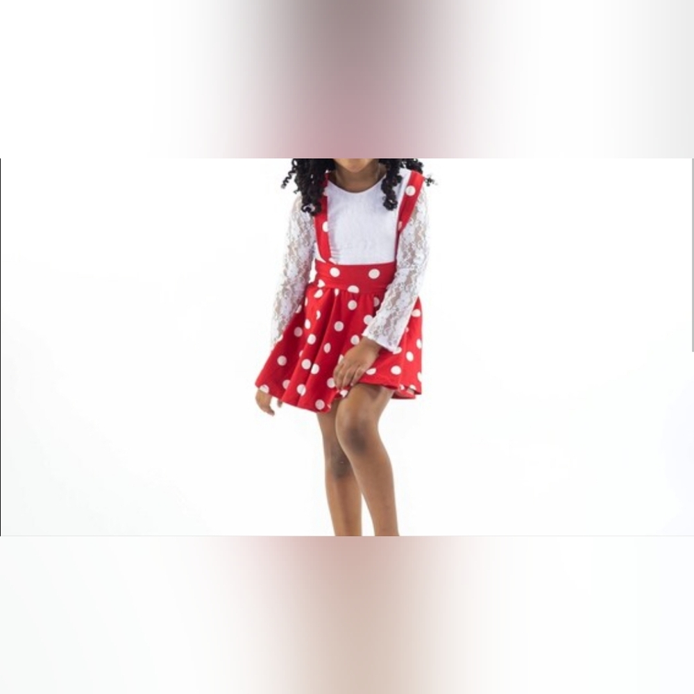 Minnie-inspired Suspender Skirt